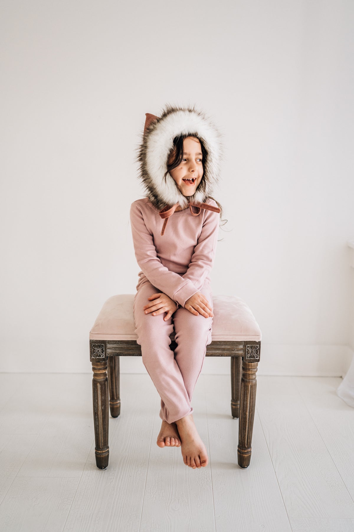 Organic Baby + Kids Pajama Set | Mauve