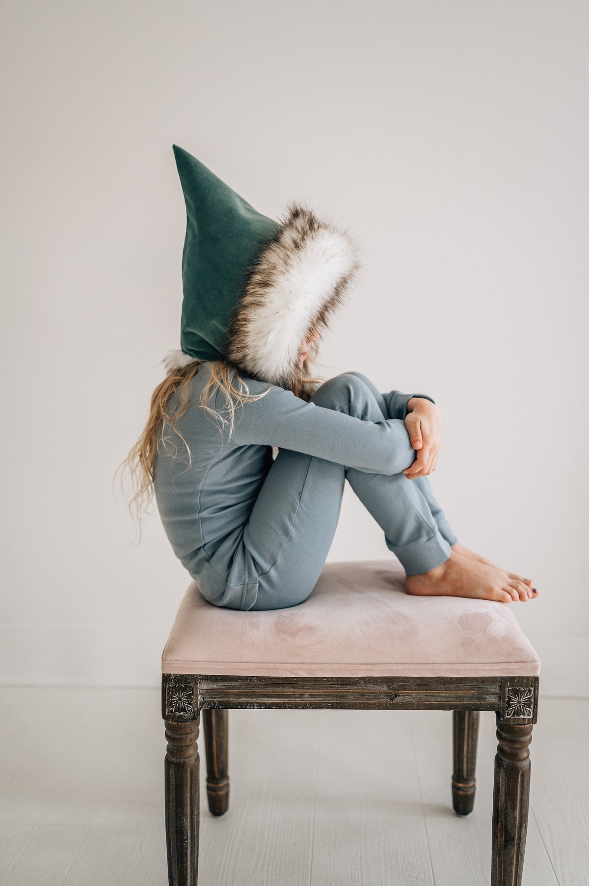 Organic Baby + Kids Pajama Set | Tradewinds — Side and back view of child wearing the set
