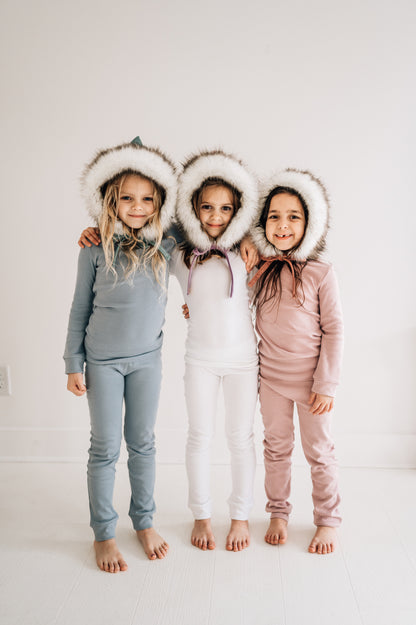 Organic Baby + Kids Pajama Set | Mauve