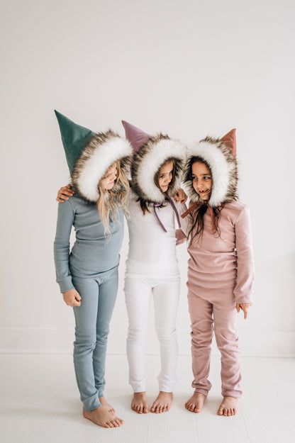 Organic Baby + Kids Pajama Set | Mauve