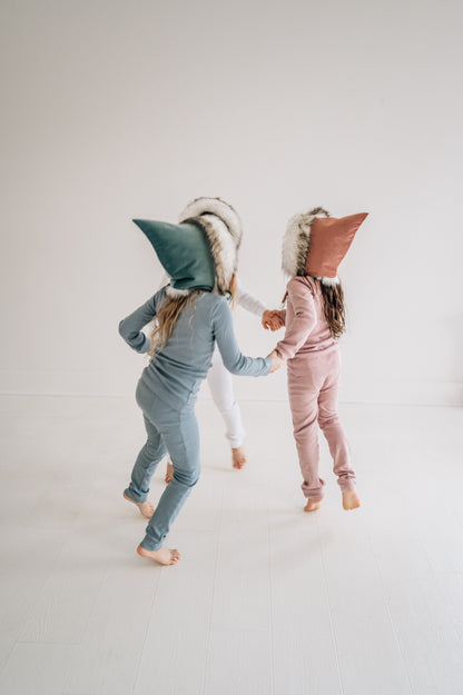 Organic Baby + Kids Pajama Set | Mauve