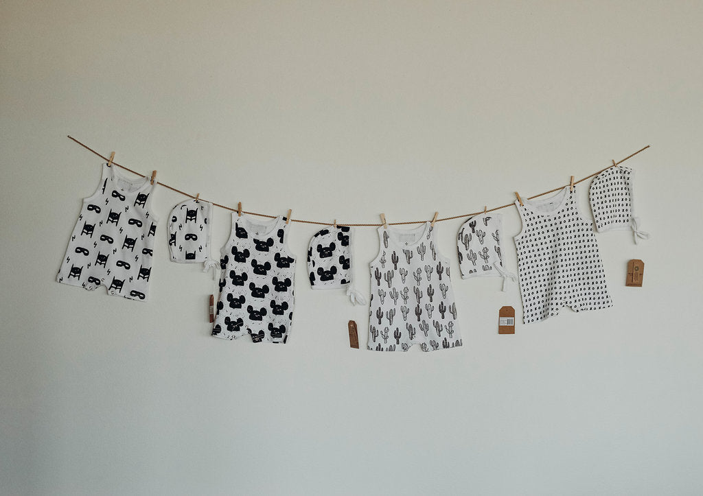 Organic Baby Bonnet | GOTS Certified Organic Cotton | Signature Prints | Sizes 0 to 24 Months