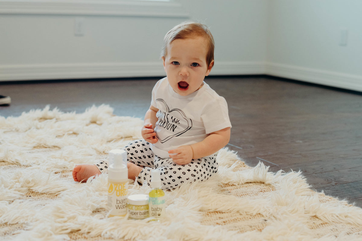 Organic Baby and Toddler Basic Pant | GOTS Certified Organic Cotton | Signature Prints