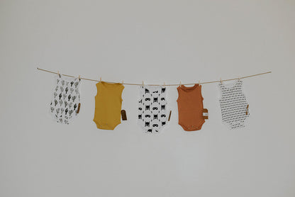 Organic Baby Tank Bodysuit | GOTS Certified Organic Cotton | Signature Prints | Sizes 0 to 24 Months