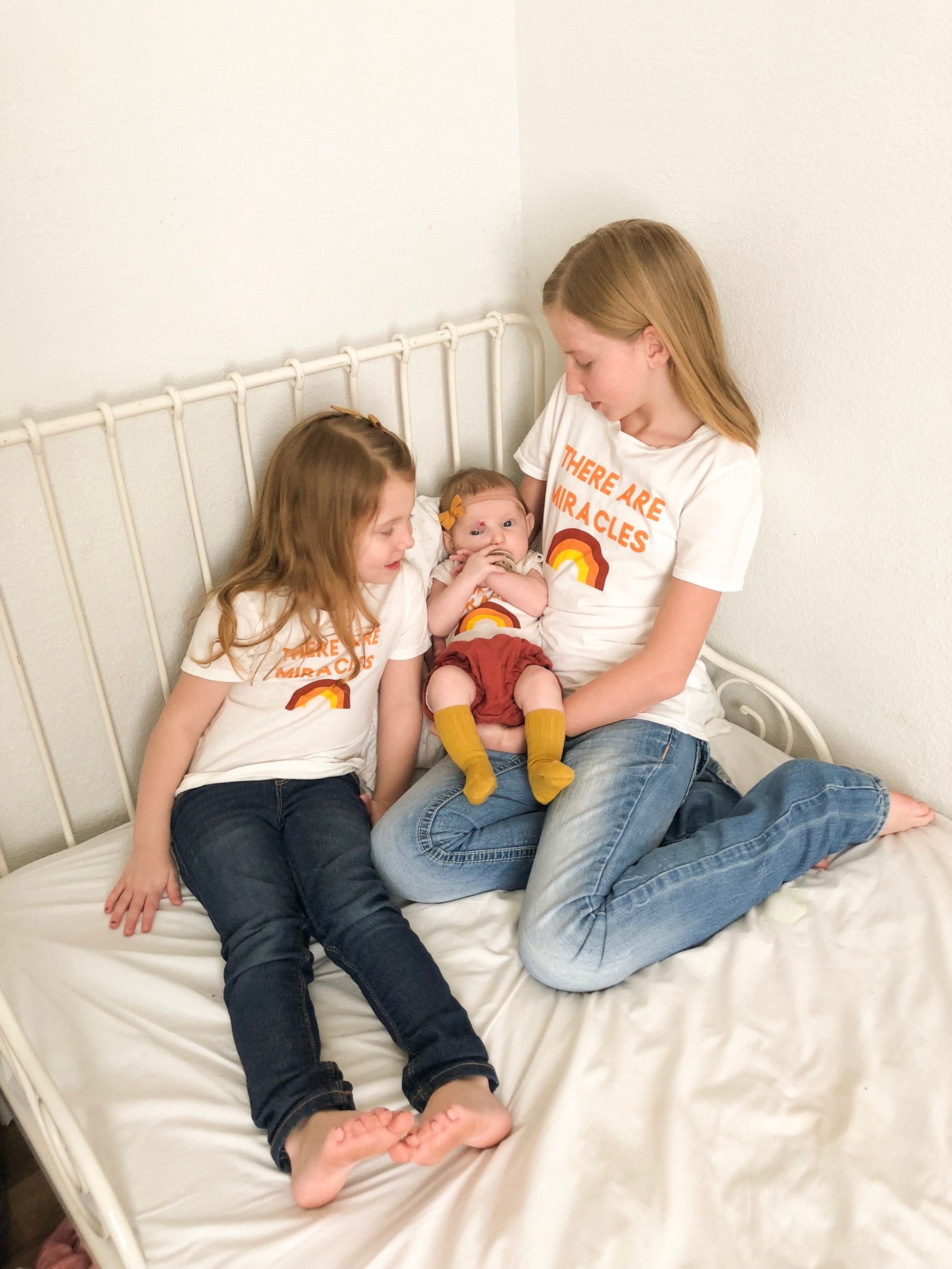 There are miracles Kid's Crewneck Tee