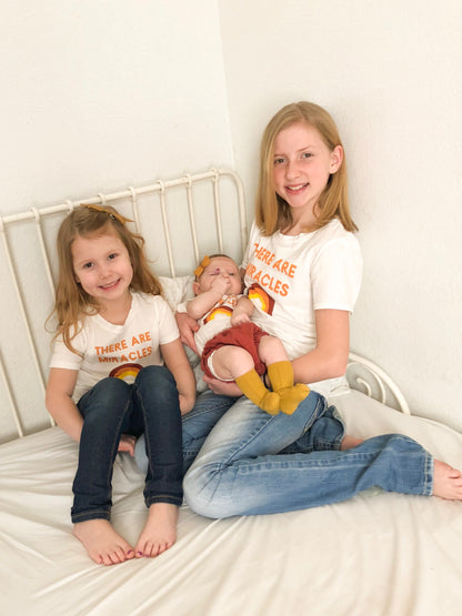 There are miracles Kid's Crewneck Tee