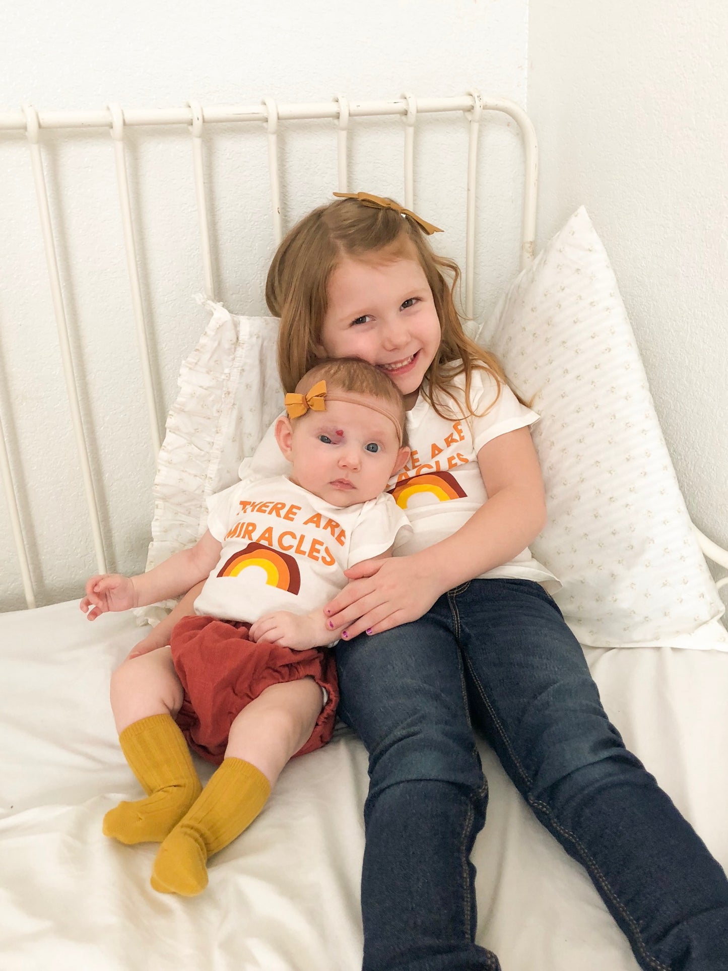 There are miracles Kid's Crewneck Tee