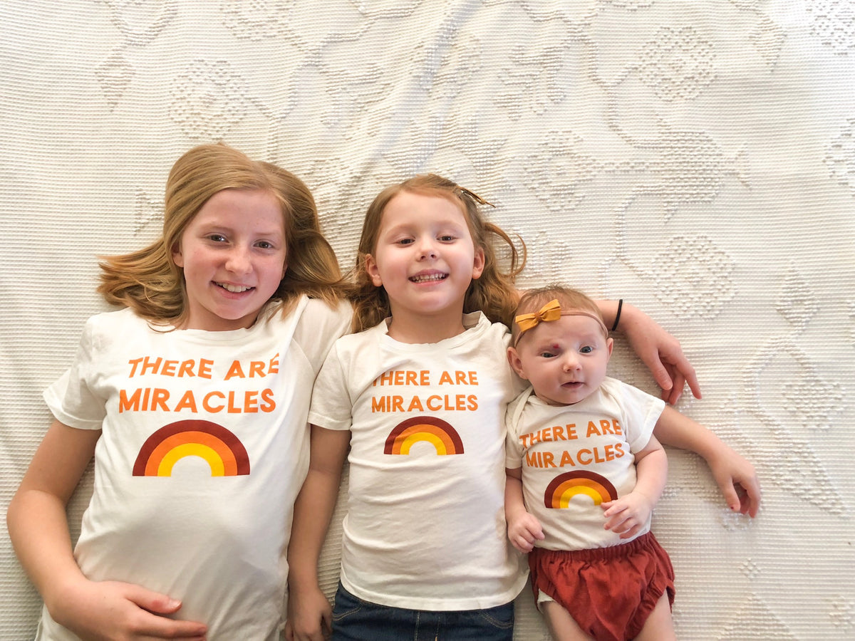 There are miracles Kid's Crewneck Tee