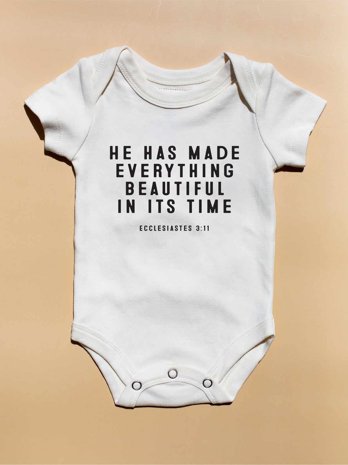 GOTS Certified Organic Cotton Bodysuit - Scripture, product image 5
