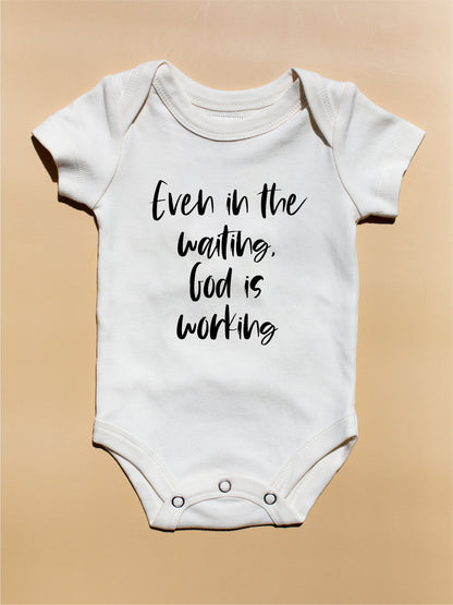 GOTS Certified Organic Cotton Bodysuit - Inspirational
