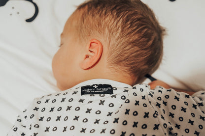 Organic Button Footie | GOTS Certified Organic Cotton | Signature Prints