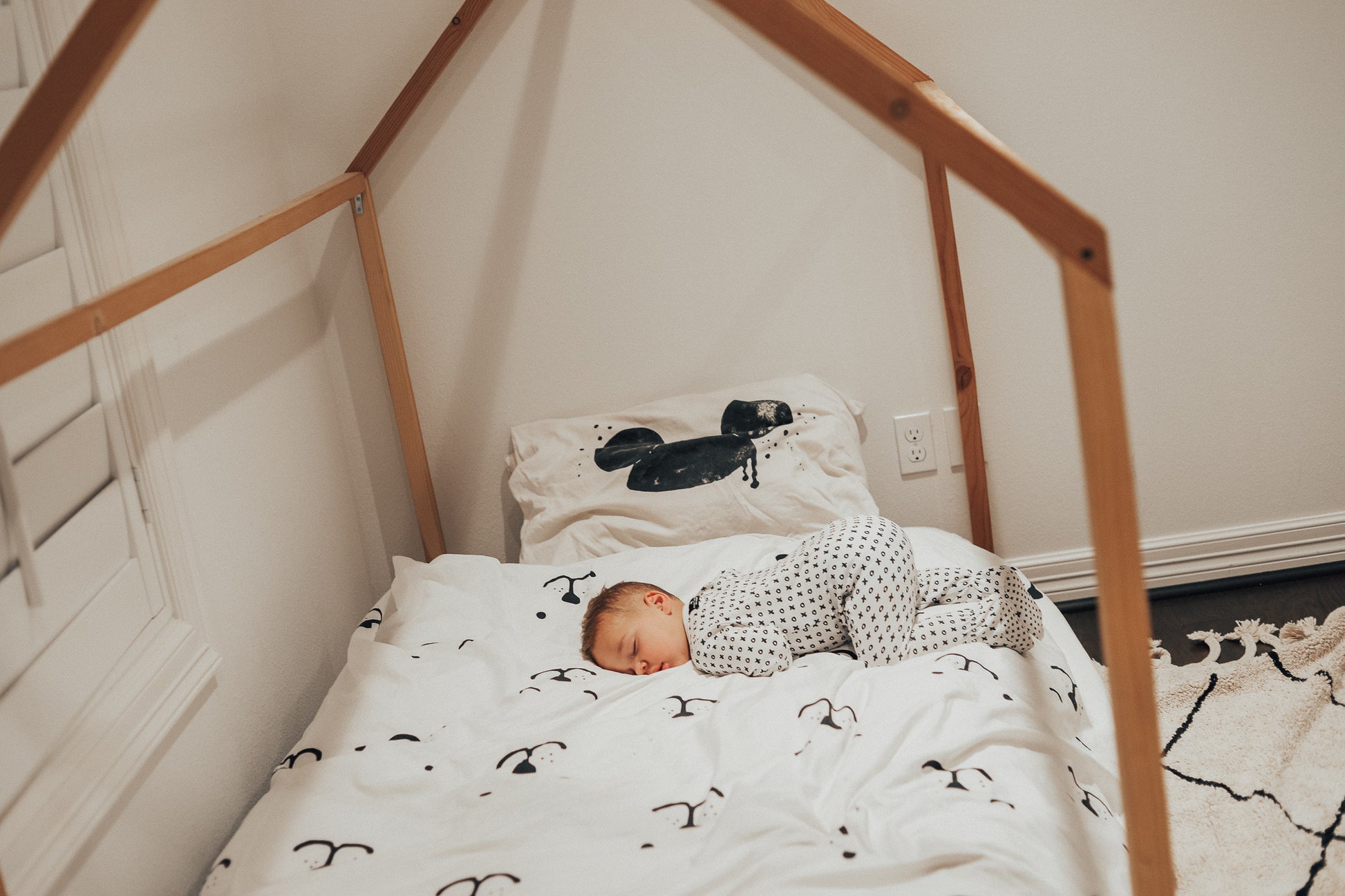 Organic Button Footie | GOTS Certified Organic Cotton | Signature Prints