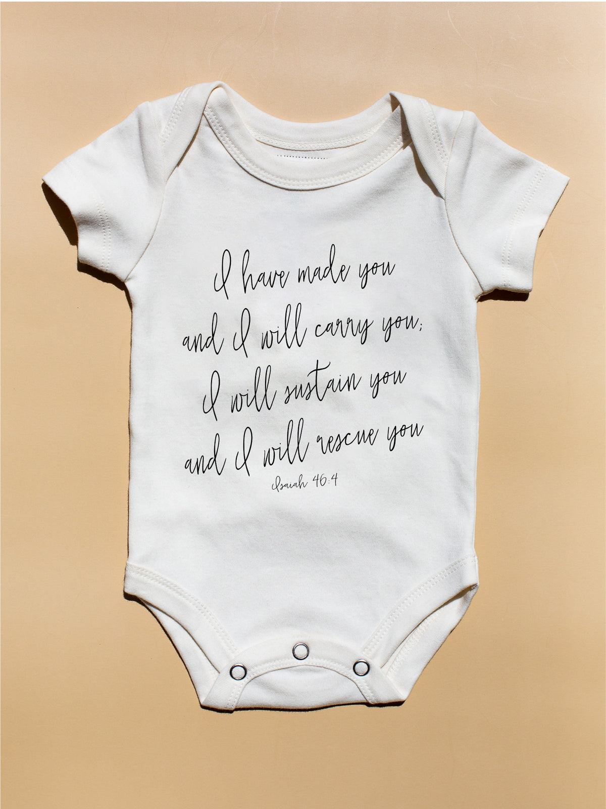 GOTS Certified Organic Cotton Bodysuit - Scripture, product image 9
