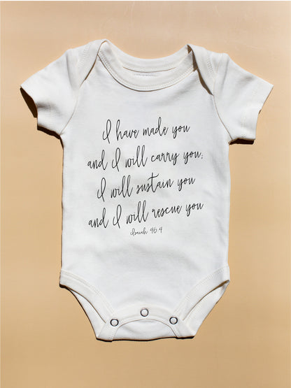 GOTS Certified Organic Cotton Bodysuit - Scripture, product image 9