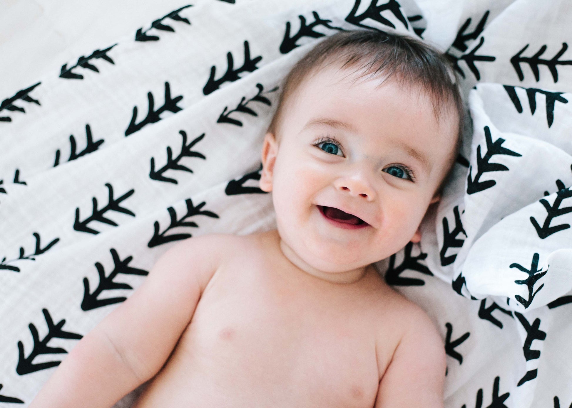 Tree Hugger Organic Swaddle | GOTS Certified Organic Cotton Muslin