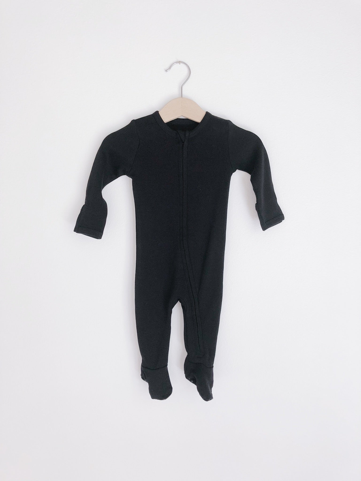 Organic Zip Footie | GOTS Certified Organic Cotton | Solid Colors