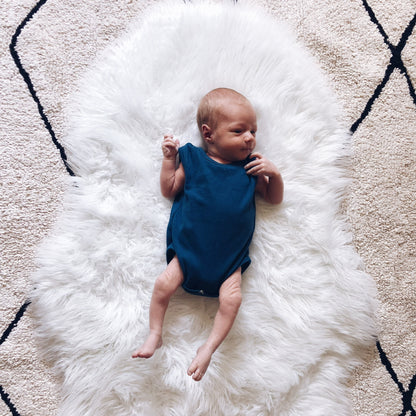 Organic Baby Tank Bodysuit | GOTS Certified Organic Cotton | Solid Colors