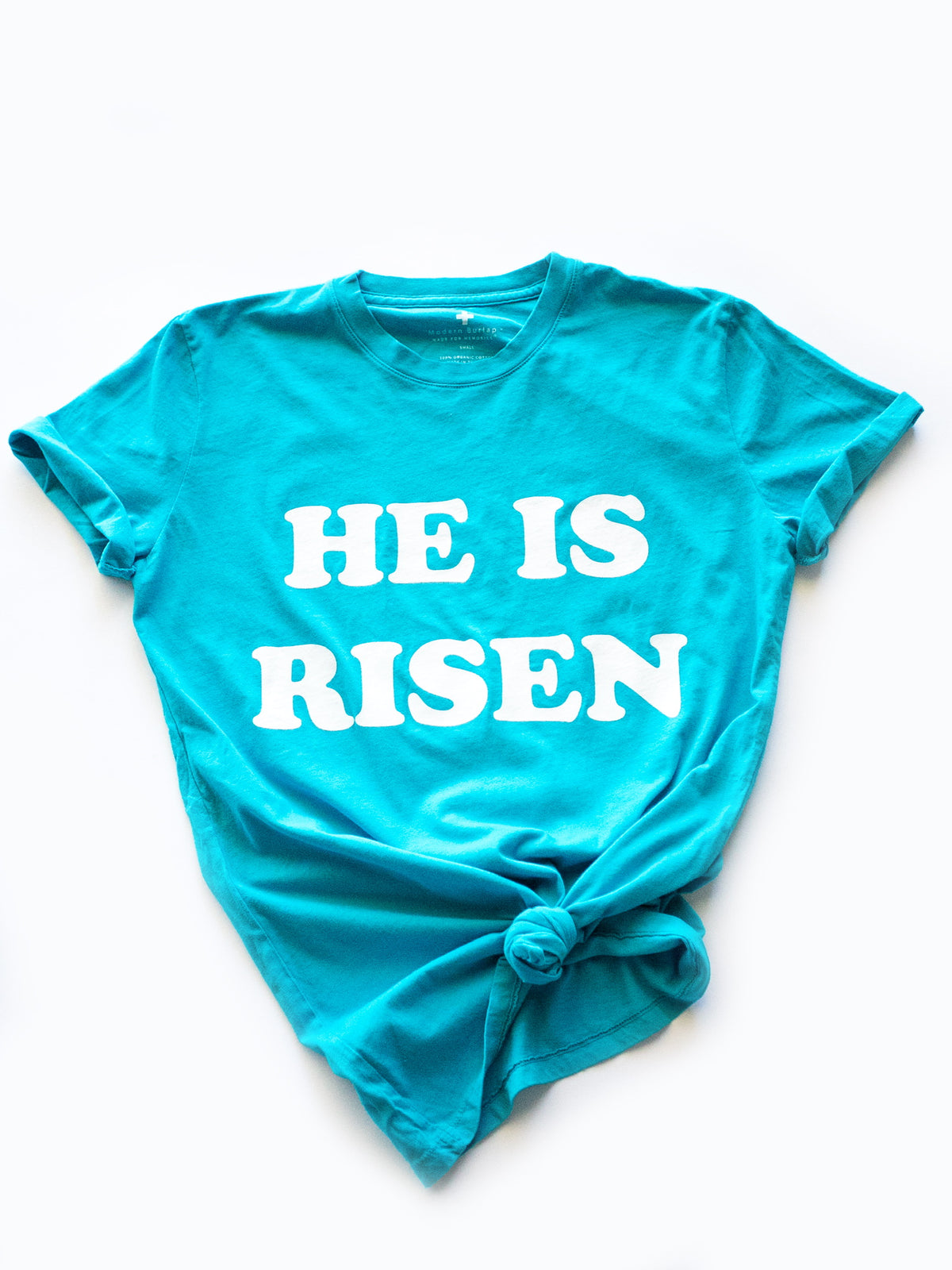 NEW Hand Dyed He is Risen Unisex Crewneck Tee