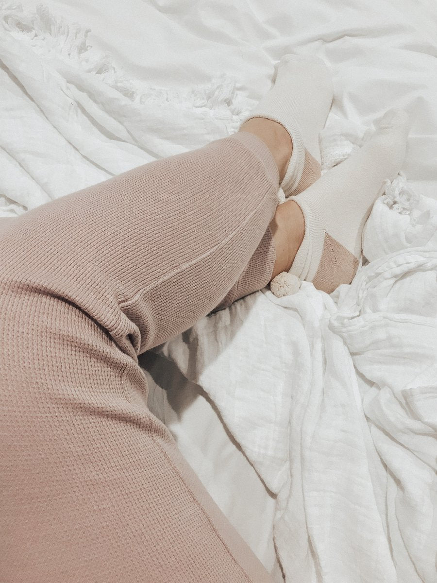 Women's organic cotton thermal pajama set