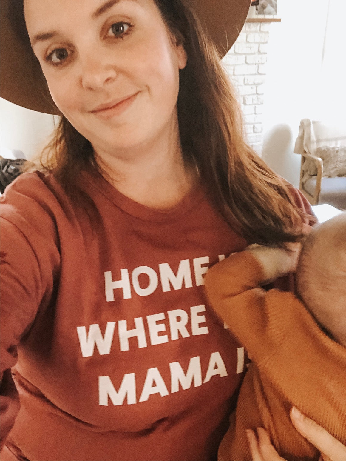 Home Is Where the Mama Is Adult Sweatshirt | GOTS Certified Organic Cotton