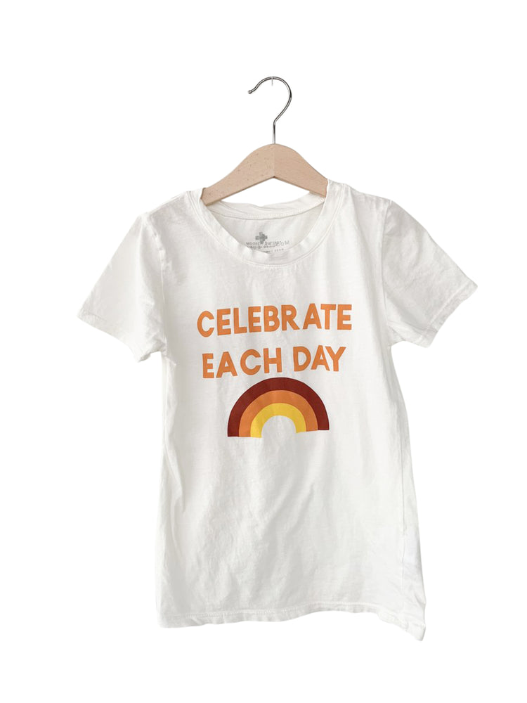 
                  
                    Load image into Gallery viewer, Women&amp;#39;s Celebrate Each Day Crewneck Tee
                  
                
