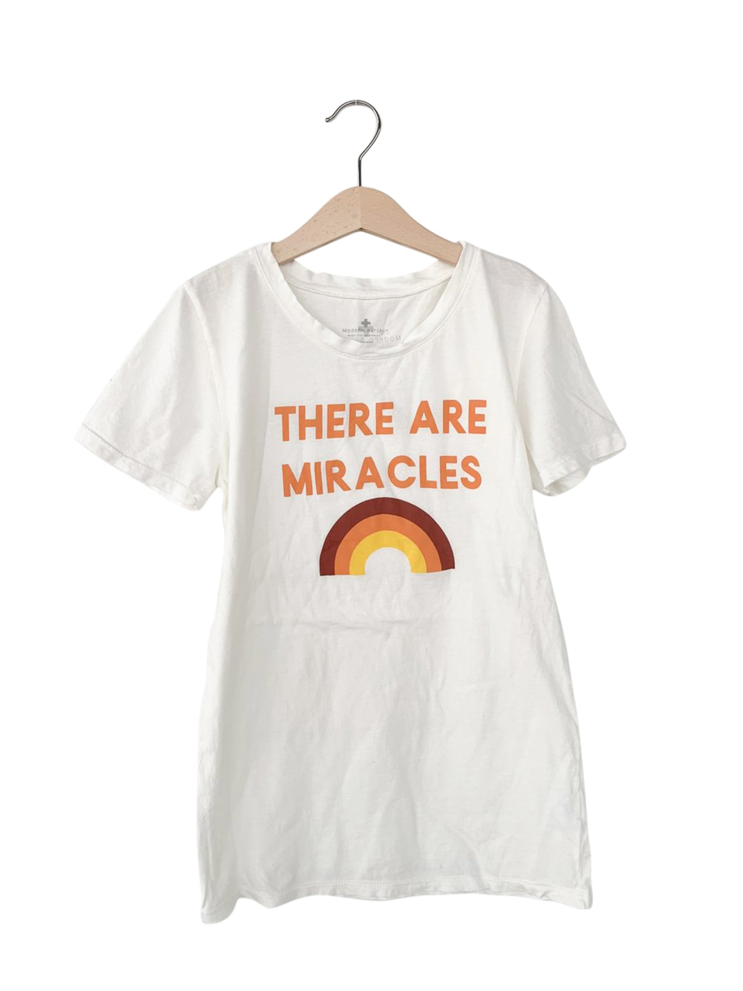 There Are Miracles organic cotton women's tee by Modern Burlap