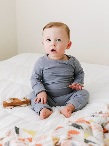Organic Thermal Baby + Kids Pajama Set | Tradewinds