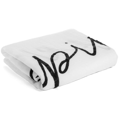 Ephesians 2:10 Scripture Swaddle + Wall Art | GOTS Certified Organic Cotton Muslin