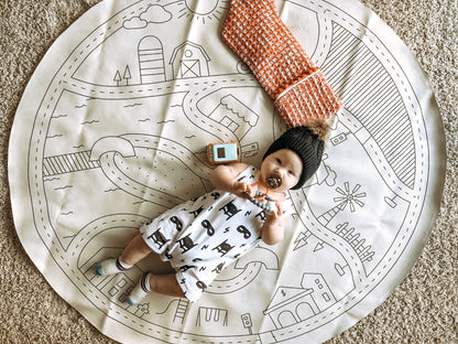Organic Tank Romper | GOTS Certified Organic Cotton | Signature Prints