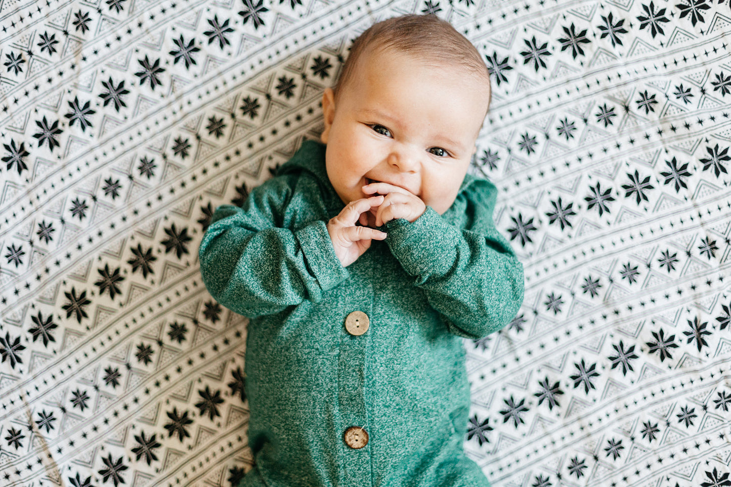 Nordic Winter Organic Swaddle | GOTS Certified Organic Cotton Muslin