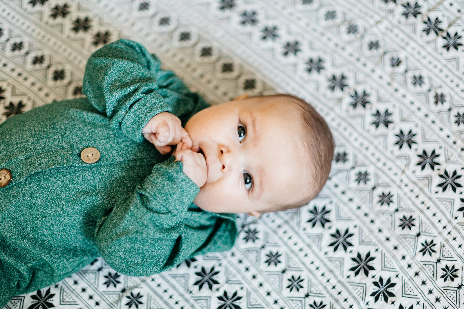 Nordic Winter Organic Swaddle | GOTS Certified Organic Cotton Muslin