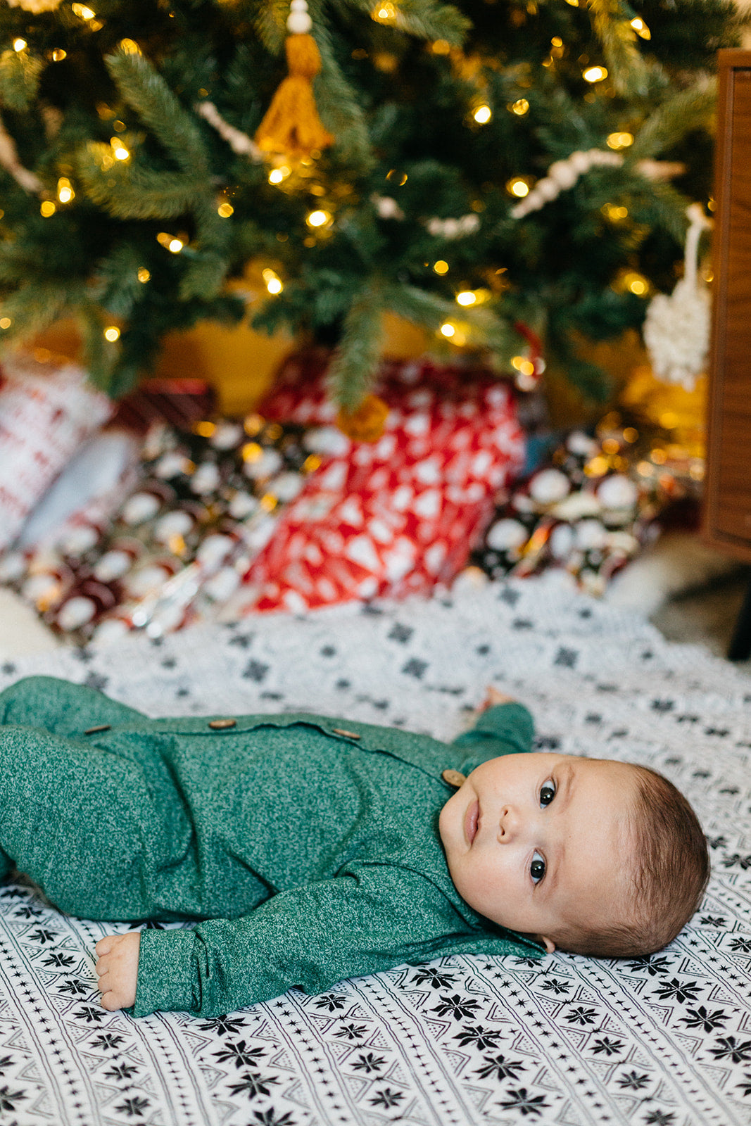 Nordic Winter Organic Swaddle | GOTS Certified Organic Cotton Muslin