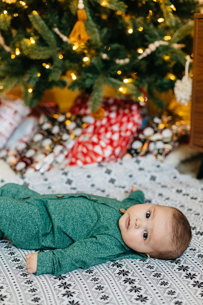 Nordic Winter Organic Swaddle | GOTS Certified Organic Cotton Muslin