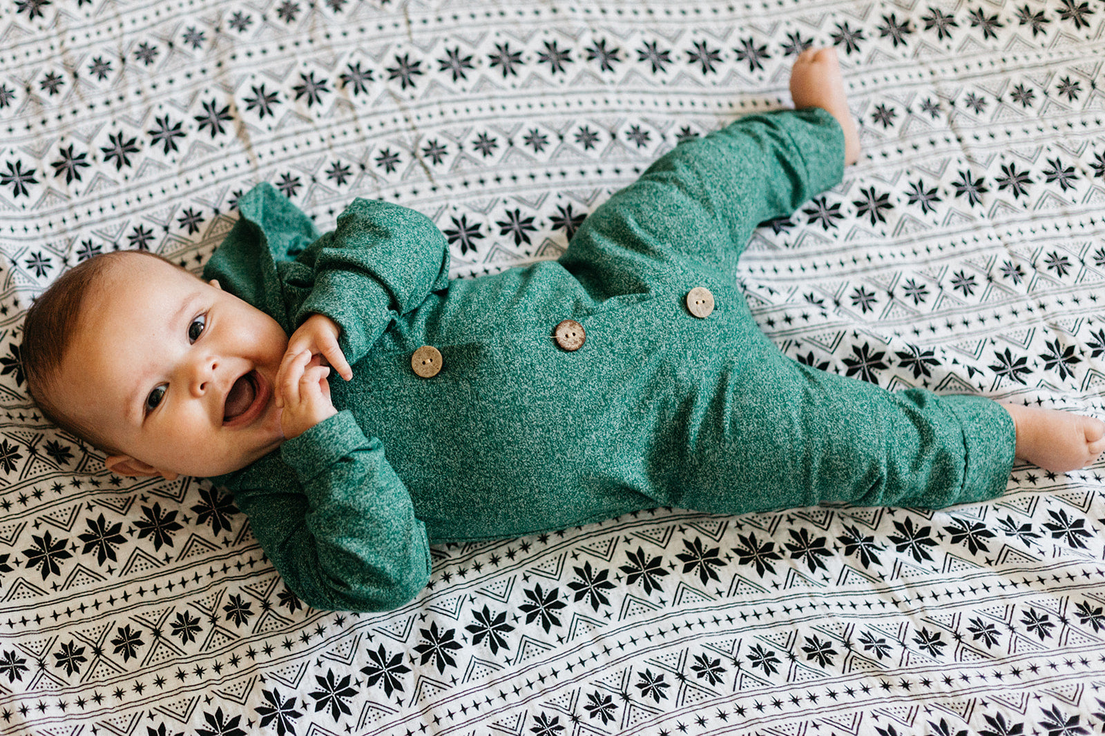 Nordic Winter Organic Swaddle | GOTS Certified Organic Cotton Muslin