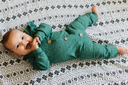 Nordic Winter Organic Swaddle | GOTS Certified Organic Cotton Muslin