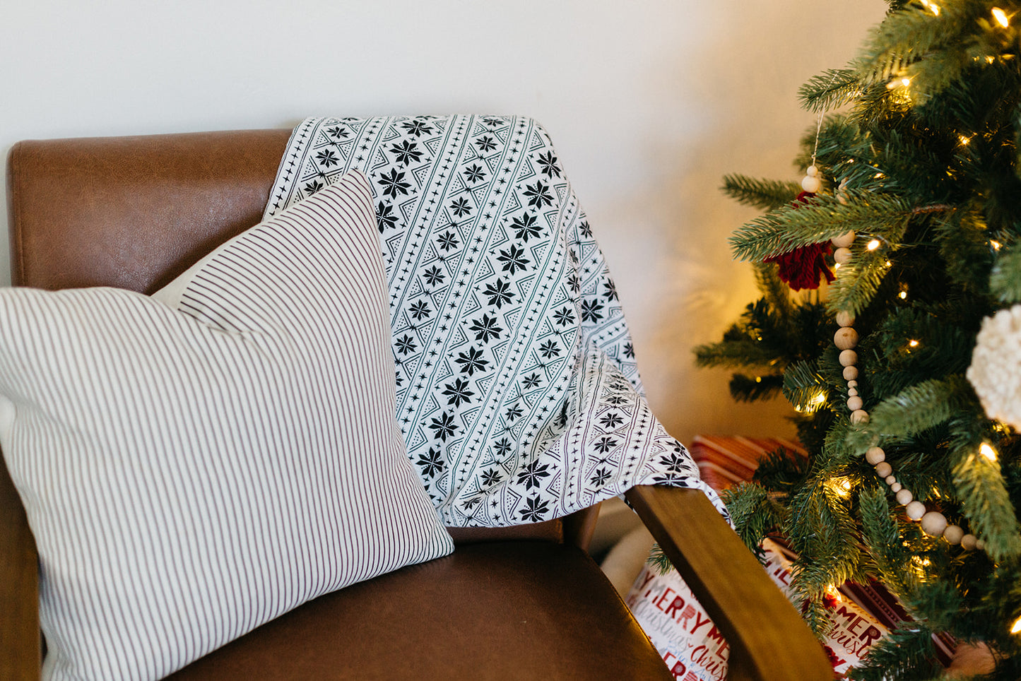 Nordic Winter Organic Swaddle | GOTS Certified Organic Cotton Muslin