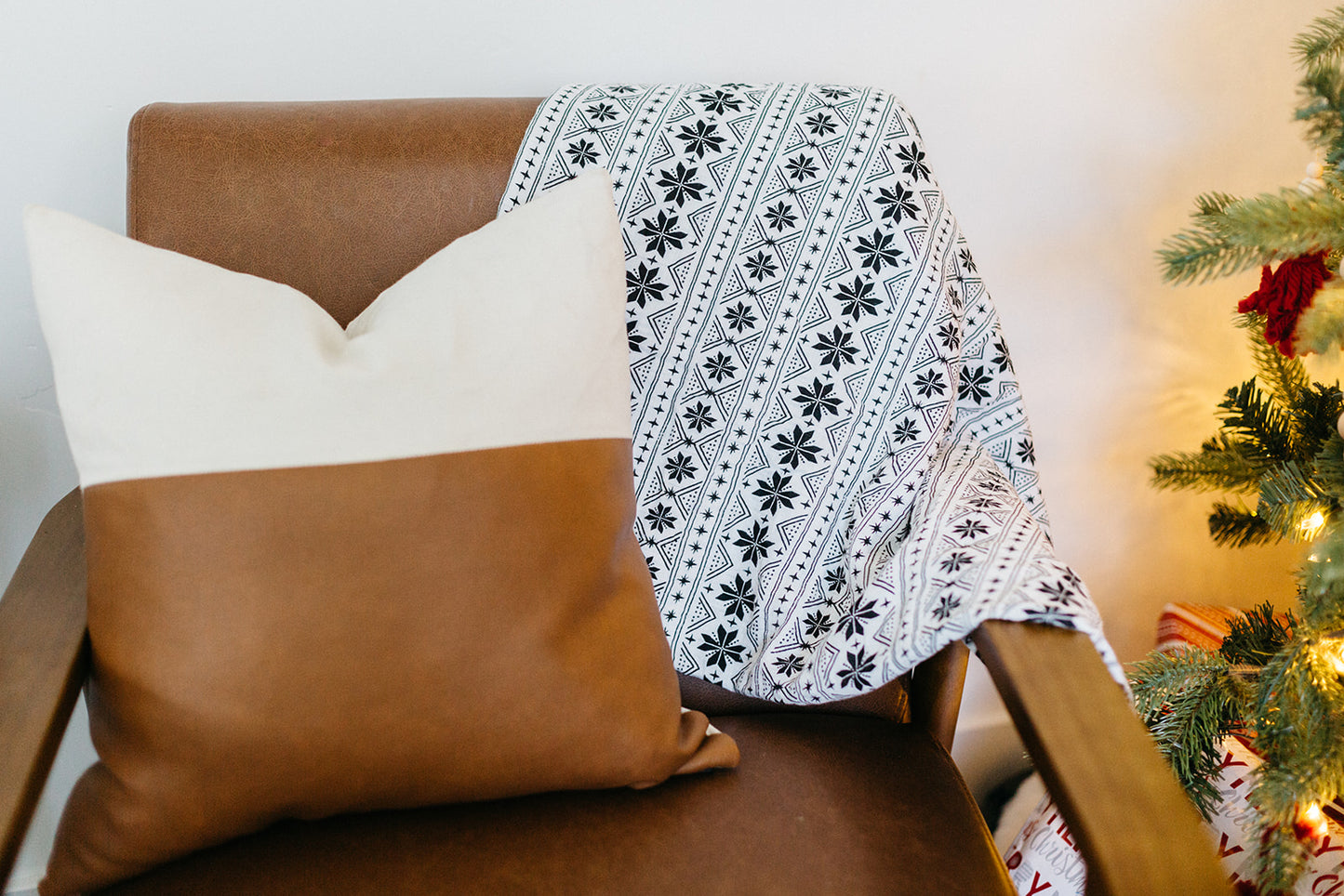 Nordic Winter Organic Swaddle | GOTS Certified Organic Cotton Muslin