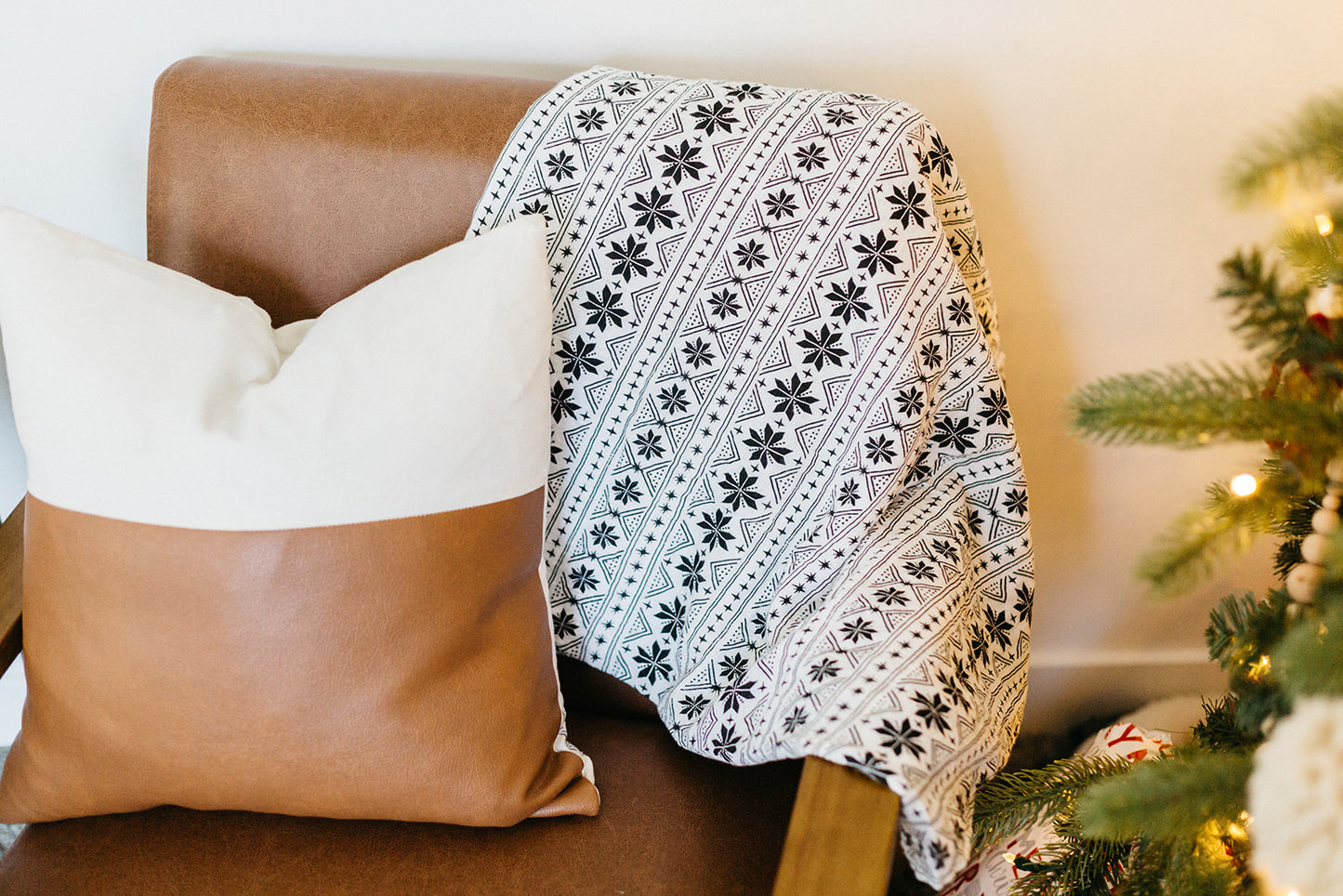 Nordic Winter Organic Swaddle | GOTS Certified Organic Cotton Muslin