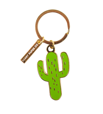 The Penny Paper Co. - Enamel Keychain, Cactus