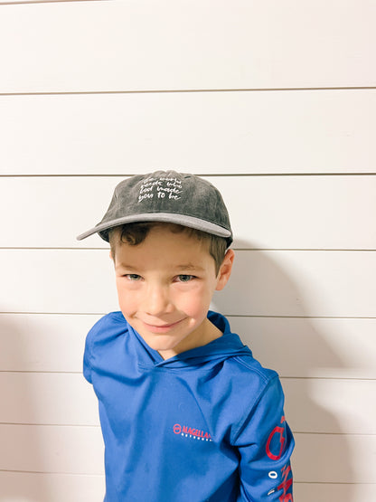 The World needs who God made you to be -  Baseball Cap - Colorblock Black/Gray | 2 sizes