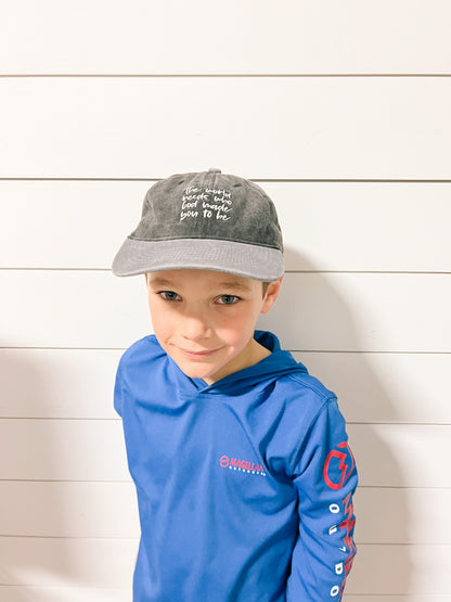 The World needs who God made you to be -  Baseball Cap - Colorblock Black/Gray | 2 sizes