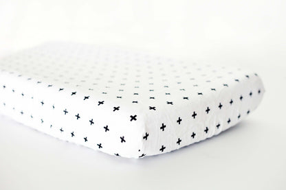 Swiss Cross Organic Changing Pad Cover