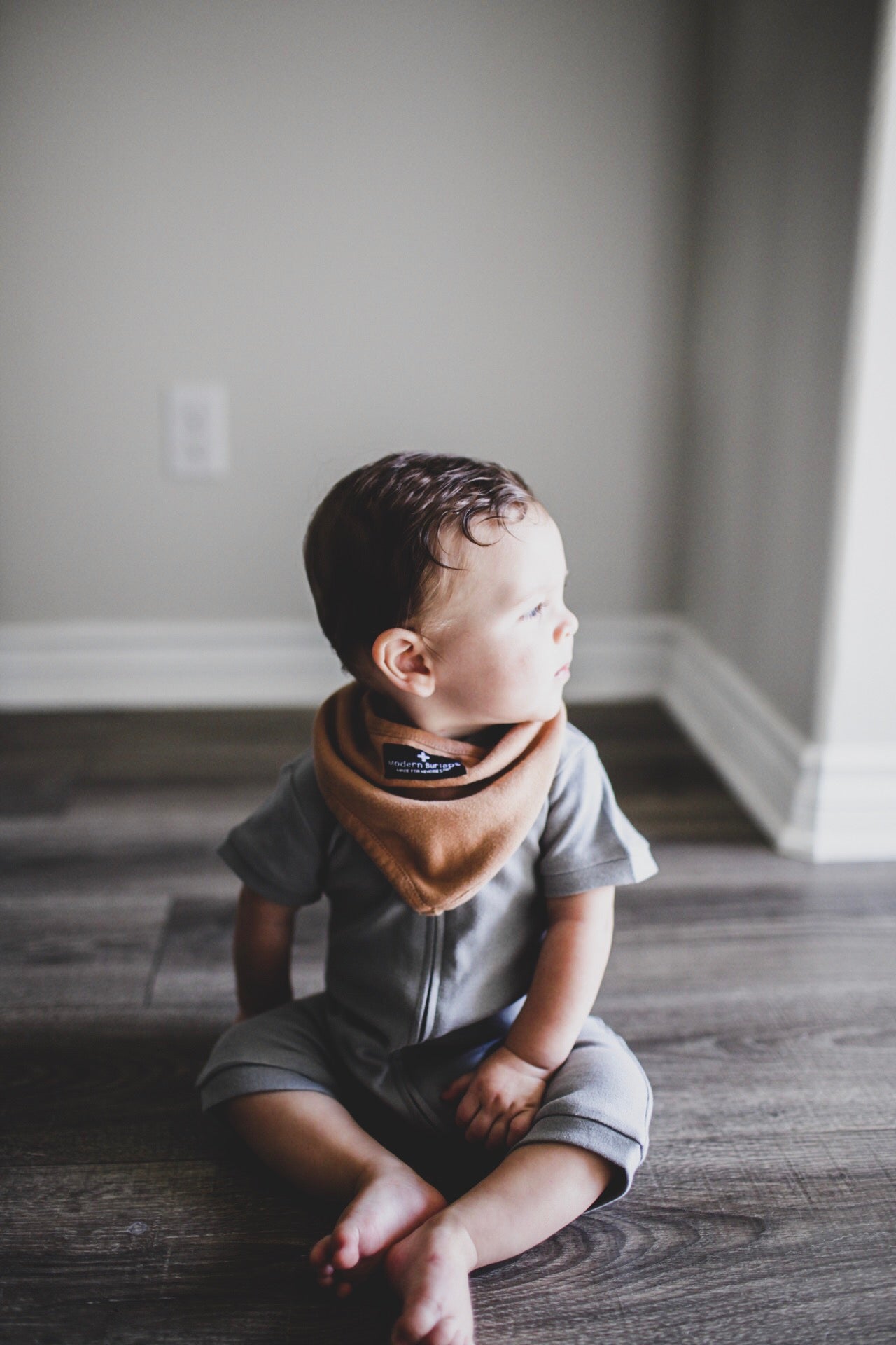Organic Short Sleeve Zip Romper | GOTS Certified Organic Cotton | Solid Colors