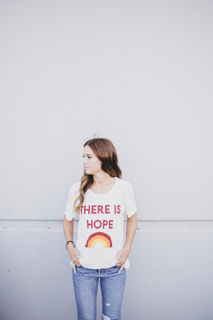 
                  
                    Load image into Gallery viewer, Women&amp;#39;s There is Hope Crewneck Tee
                  
                