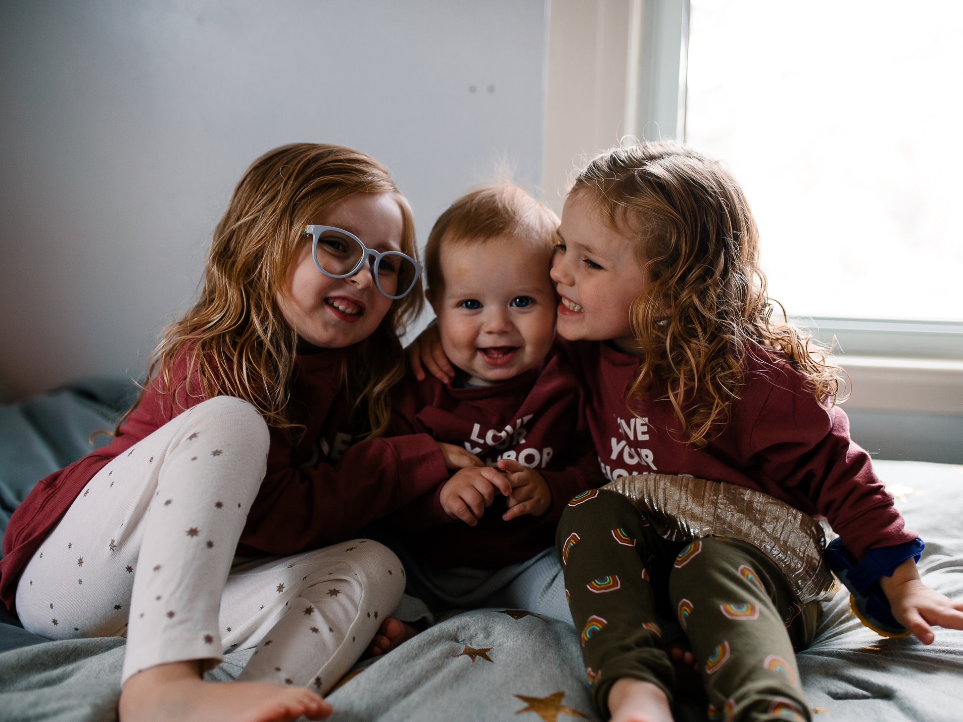 Love Your Neighbor Kids Sweatshirt | GOTS Certified Organic Cotton