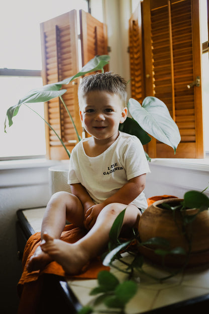 Little Gardener Kid Scoop Neck Tee