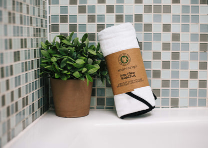 'Sup Ladies Muslin + Terry Hooded Baby Towel | GOTS Certified Organic Cotton Muslin Hood