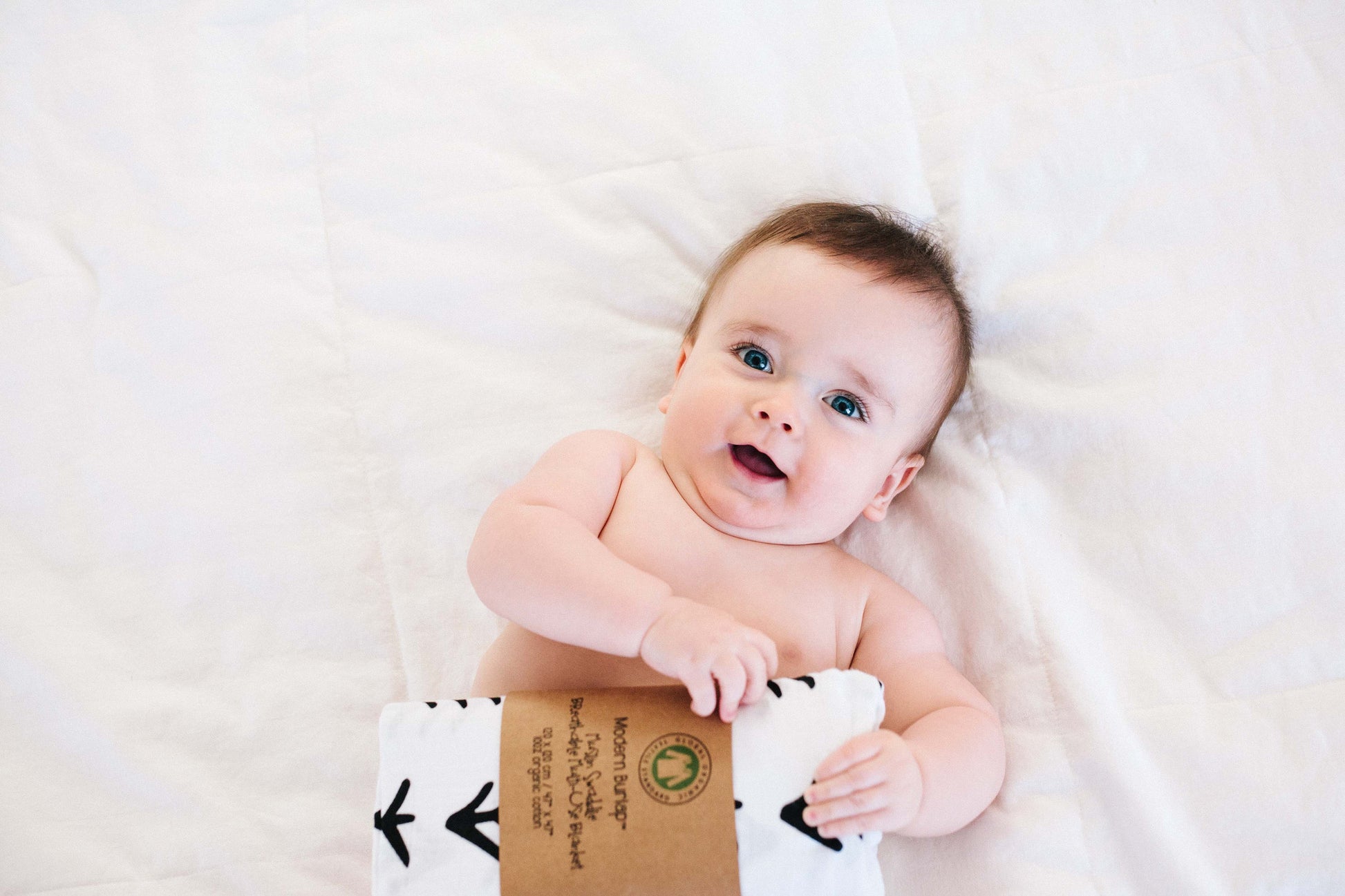 Tree Hugger Organic Swaddle | GOTS Certified Organic Cotton Muslin