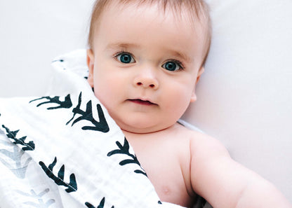 Tree Hugger Organic Swaddle | GOTS Certified Organic Cotton Muslin