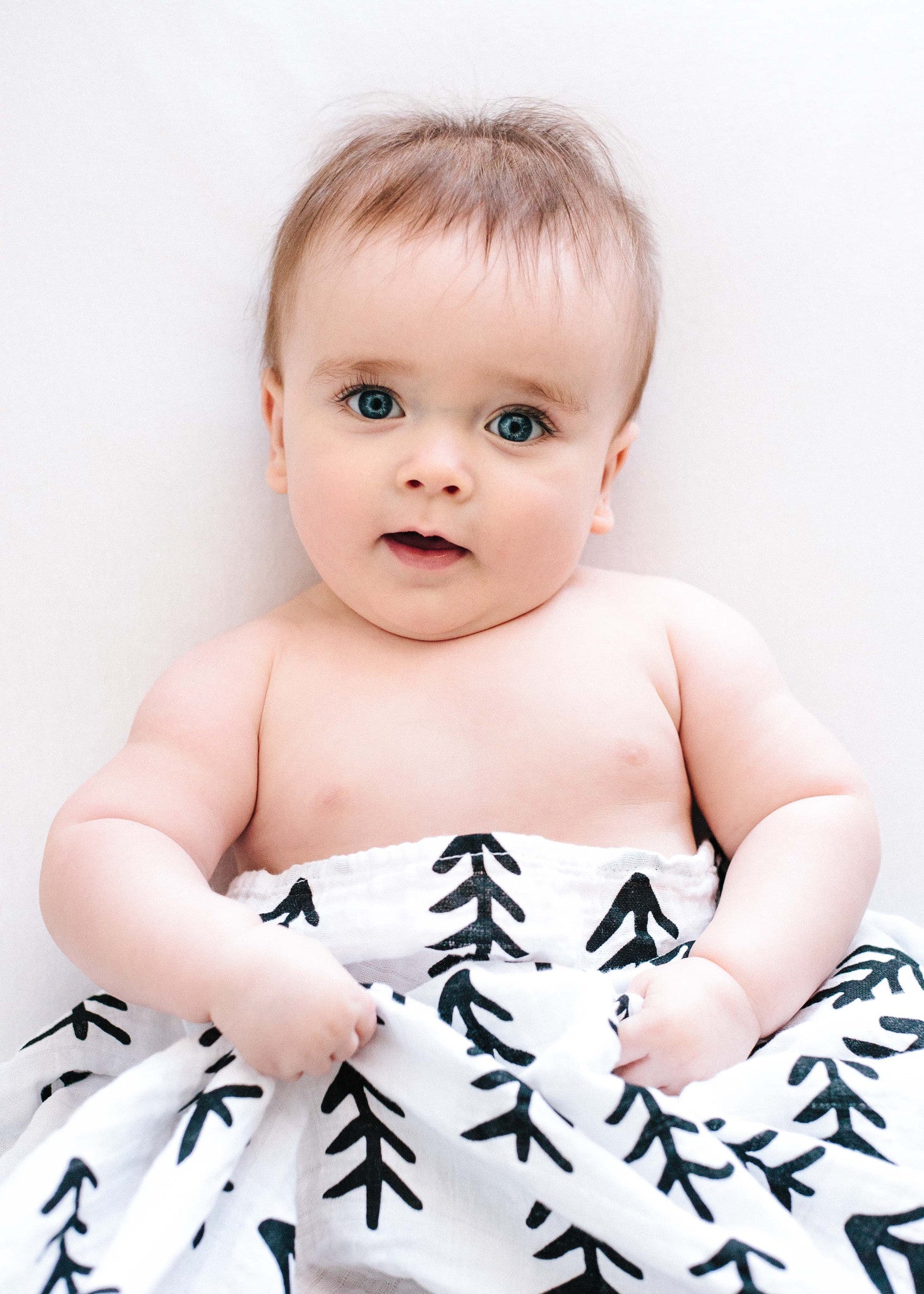 Tree Hugger Organic Swaddle | GOTS Certified Organic Cotton Muslin